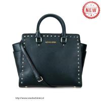 michael kors selma studded saffiano groot zwart bakken Handtas Bestellen 7khld278